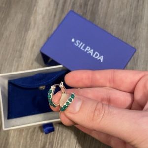 Silpada Green Earrings